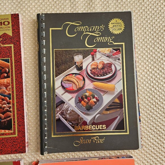 Jean Pare - Company's Coming - Set of 6 Vintage Cookbooks - Plastic Combs - Picture 7 of 14